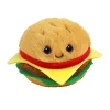 Barn TY Beanie Bouncers Buns – hamburgaren Buns! Gosig, god och studsig! Ø7,5 cm