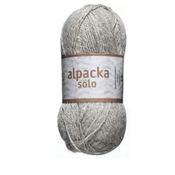 Järbo Ullgarn Alpacka Solo 50g ljusgrå – 29106 Light grey