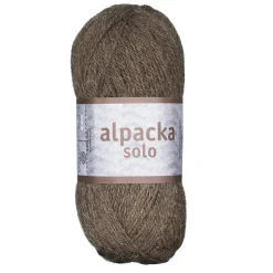 Järbo Ullgarn Alpacka Solo 50g mocca – 29104 Coconut brown | Ullgarn
