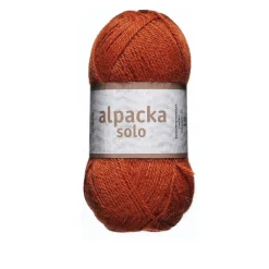 Järbo Ullgarn Alpacka Solo 50g rost – 29117 Rust orange