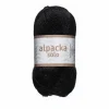 Järbo Ullgarn Alpacka Solo 50g svart – 29108 Licorice black