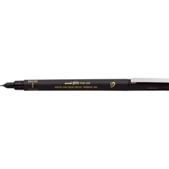 Uni Pin Fine Line Brush Black – med extra fin penselspets | Tuschpennor & Markers