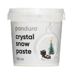 Panduro Hobby Vacker skulpterbar snömassa för julpyssel, julpynt och dekoration, 150 gram