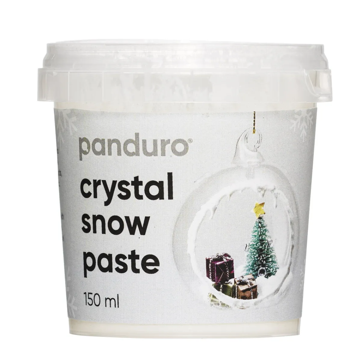 Panduro Hobby Vacker skulpterbar snömassa för julpyssel, julpynt och dekoration, 150 gram