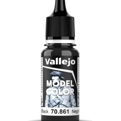 Vallejo Model Color 18 ml Black gloss 861 | Hobbyfärger