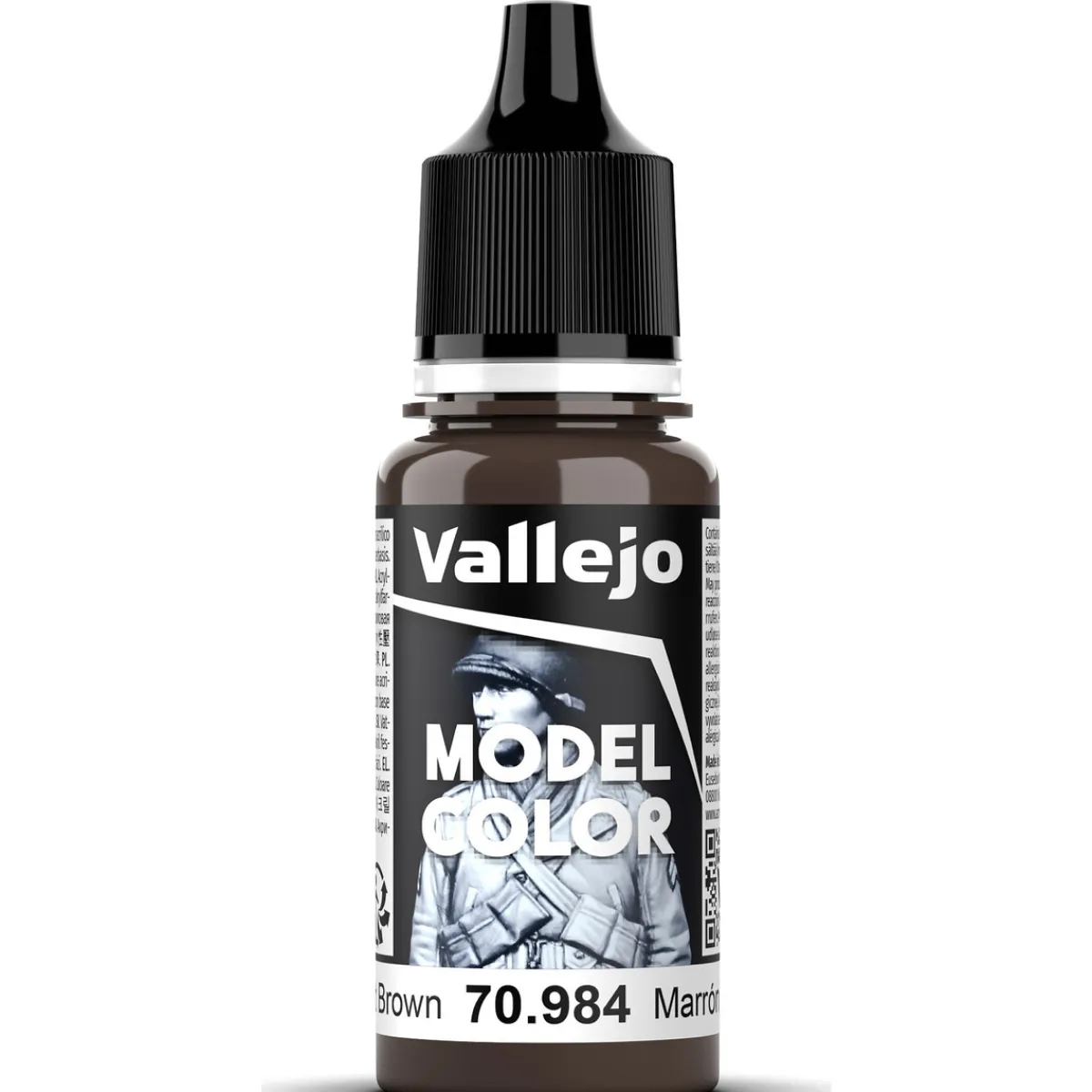 Vallejo Model Color 18 ml Flat brown mat 984 | Hobbyfärger