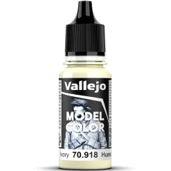 Vallejo Model Color 18 ml Ivory mat 918 | Hobbyfärger