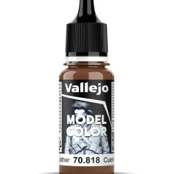 Vallejo Model Color 18 ml Red leather mat 818 | Hobbyfärger