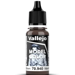 Vallejo Model Color 18 ml Saddle brown mat 940 | Hobbyfärger