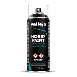 Vallejo Primer Black, svart sprayfärg / grundfärg för modeller, 400 ml | Målarmedier