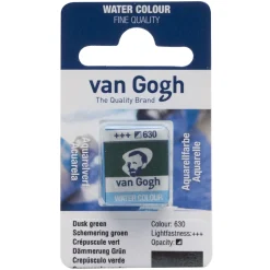 Van Gogh akvarellfärg halvkopp – Dusk Green 630 | Akvarell- & Vattenfärger