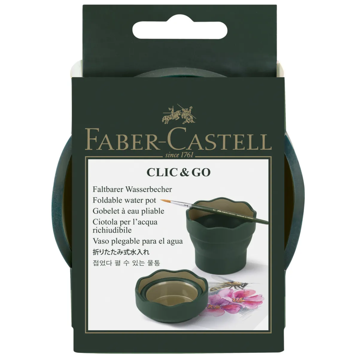 Faber-Castell Vattenkopp Clic & Go grön | Rollers & Tillbehör
