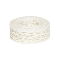 Panduro Jewellery Vaxad lintråd 45 meter på rulle, cremefärgad. 0,8 mm tjock