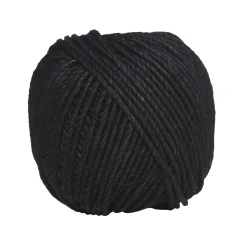 Panduro Hobby Vaxat hampasnöre 25m 2mm svart | Natursnören
