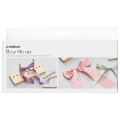 Panduro Hobby Verktyg rosett av trä – knyt all världens rosetter! 23×9×1,6 cm + 13 pinnar | Övriga Textilredskap