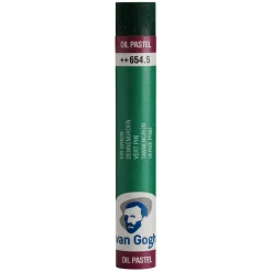 Van Gogh V Gogh oil pastel Fir green