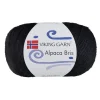 Viking Garn Alpaca Bris 50g svart 303