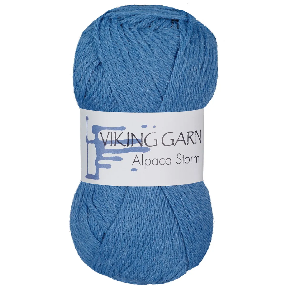 Viking Garn Alpaca Storm 50g mellanblå 523 | Ullgarn