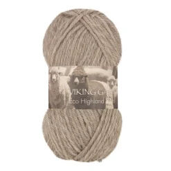 Viking Garn Eco Highland Wool 50g beige 207