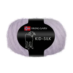 Viking Garn Kid-Silk 25g ljuslila 367 | Mohairgarn
