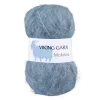 Viking Garn Mohrino 50g ljust gråblå 521