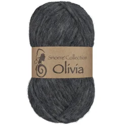 Viking Garn Olivia 50g antracitgrå