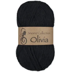 Viking Garn Olivia 50g svart