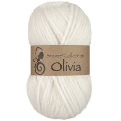 Viking Garn Olivia 50g vit