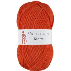 Viking Garn Snorre 100g orange 251 | Ullgarn
