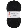 Viking Garn Snorre 100g svart 203 | Ullgarn
