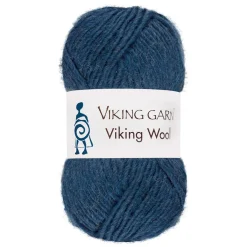 Viking Garn Wool 50g blå 526 | Ullgarn