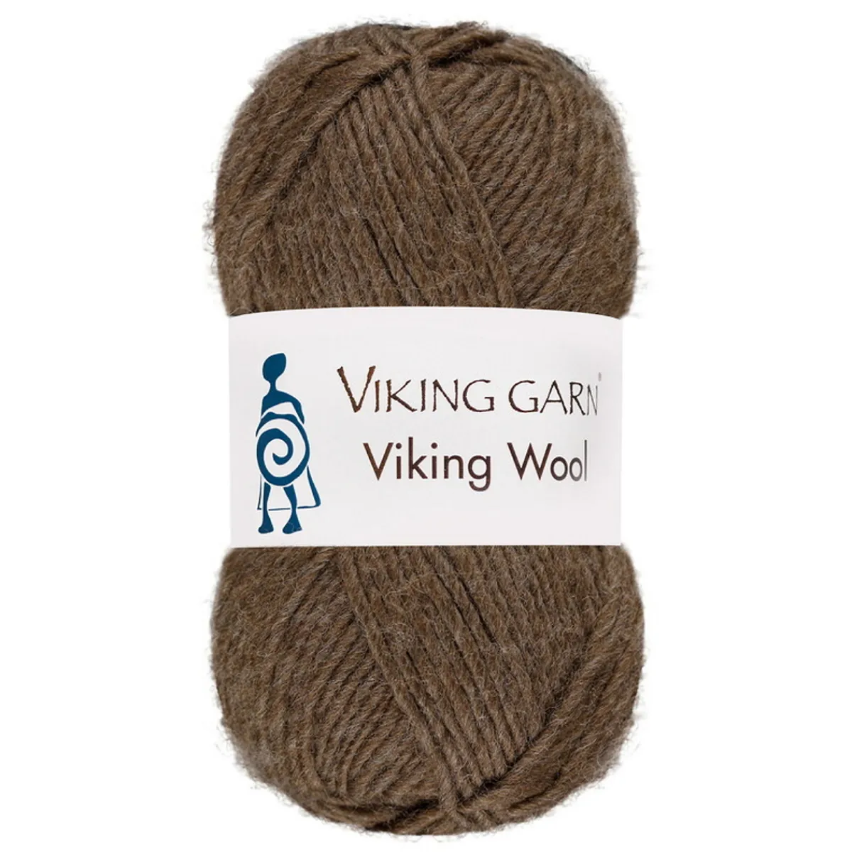 Viking Garn Wool 50g brun 508 | Ullgarn