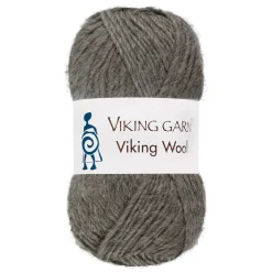 Viking Garn Wool 50g mörkgrå 515 | Ullgarn