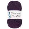 Viking Garn Wool 50g mörklila 569