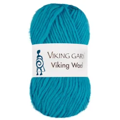 Viking Garn Wool 50g turkos 528 | Ullgarn