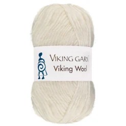 Viking Garn Wool 50g vit 500