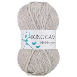 Viking Garn Viking Hobbygarn 50g ljusgrå 911
