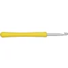 Pony yarn accessories Virknål Easy Grip, längd 14 cm Ø4,0 mm – aluminium