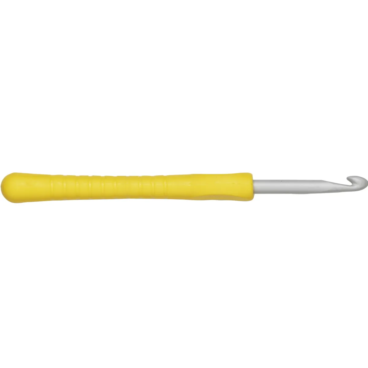 Pony yarn accessories Virknål Easy Grip, längd 14 cm Ø4,0 mm – aluminium