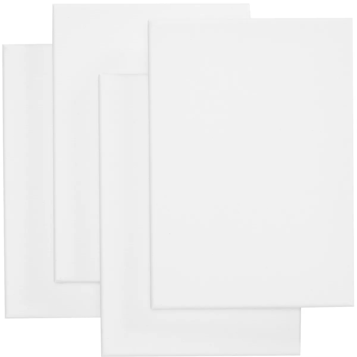 Panduro Hobby 4 vita Stretched Canvas / målardukar i A4-storlek, 210×297 mm