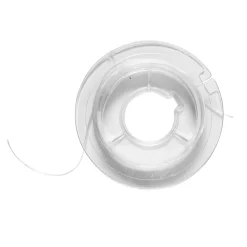 Panduro Jewellery Vit platt / flat elastisk smyckestråd Ø0,3 mm, 30 meter