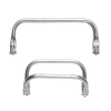 Panduro Hobby Väskbågar av metall 2 st. Silverfärgad väskbåge, 22×9 cm / 16×9 cm