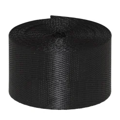 Panduro Hobby Väskrem av slitstark polyester, svart, 250 cm, bredd 4 cm | Väsktillbehör