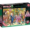 Barn Wasgij dubbel-pussel #21 Christmas – A Very Merry Makeover! 2 stycken pussel à 1000 bitar, 68×49 cm