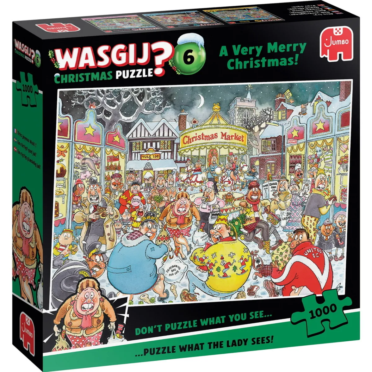 Wasgij pussel #6 Christmas – A Very Merry Christmas! 1000 bitar, 68×49 cm | Barn Pussel