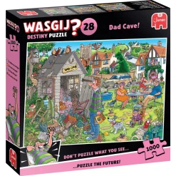 Wasgij pussel #28 Dad Cave! 1000 bitar, 68×49 cm | Barn Pussel