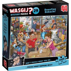 Barn Wasgij pussel #29 Donation Debacle! 1000 bitar, 68×49 cm