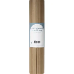 Panduro Hobby Wellpapp naturfärgad – 30×100 cm rulle