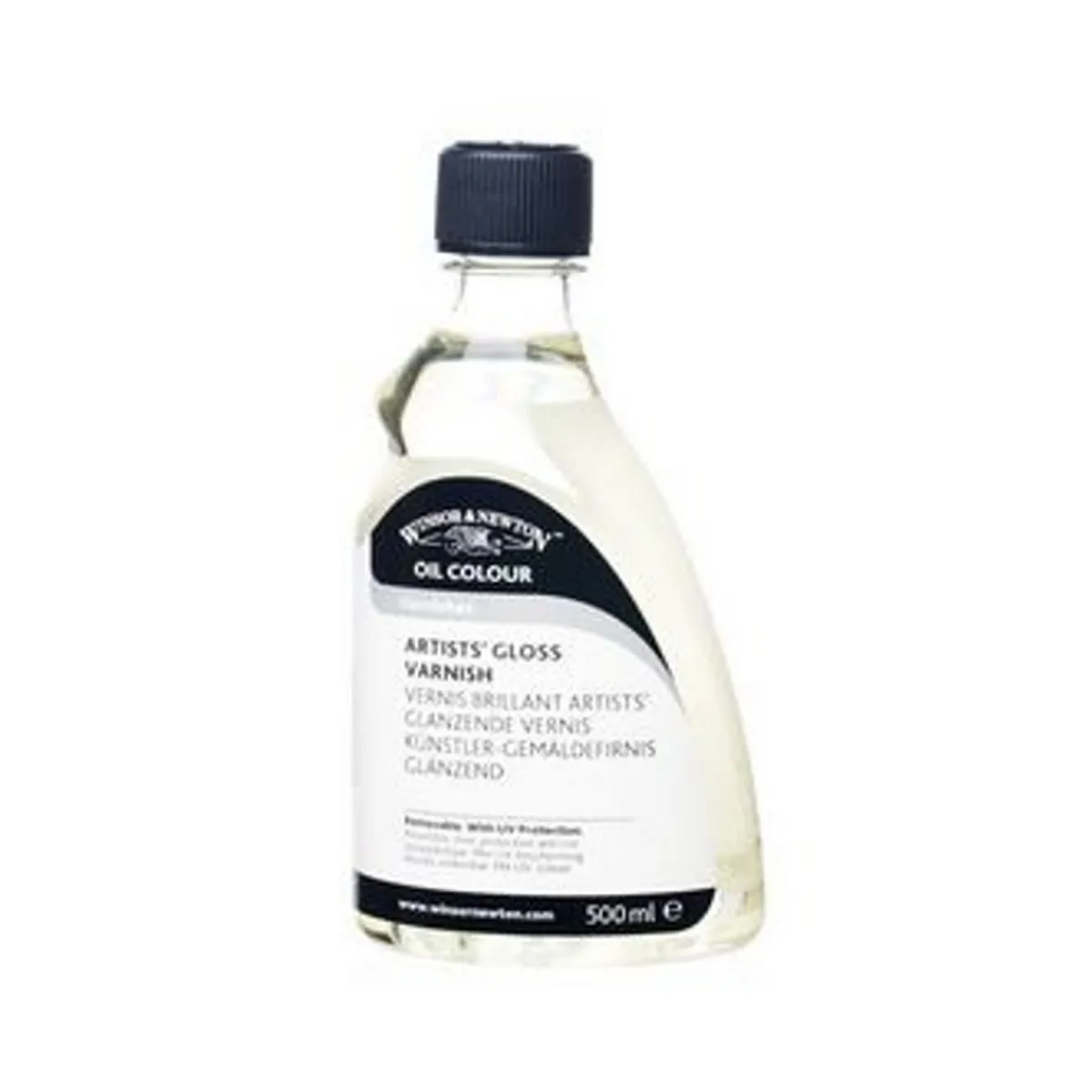 Winsor & Newton Artists' Gloss Varnish 500 ml, skyddande blank fernissa | Målarmedier