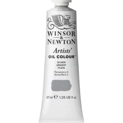 Winsor & Newton Artists' oljefärg 37 ml Silver 617 | Oljefärger
